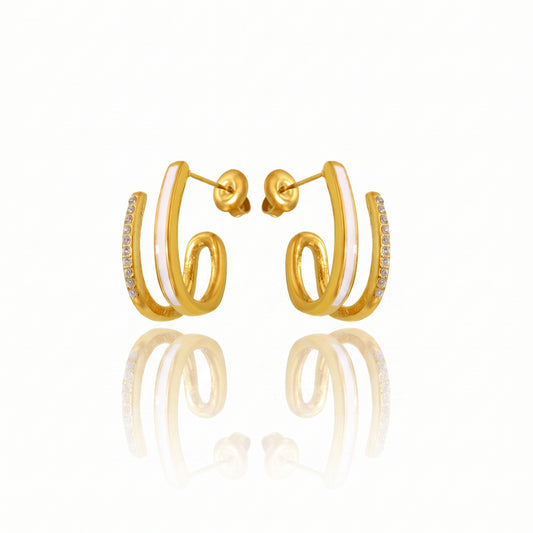 Trinity Glow Earrings
