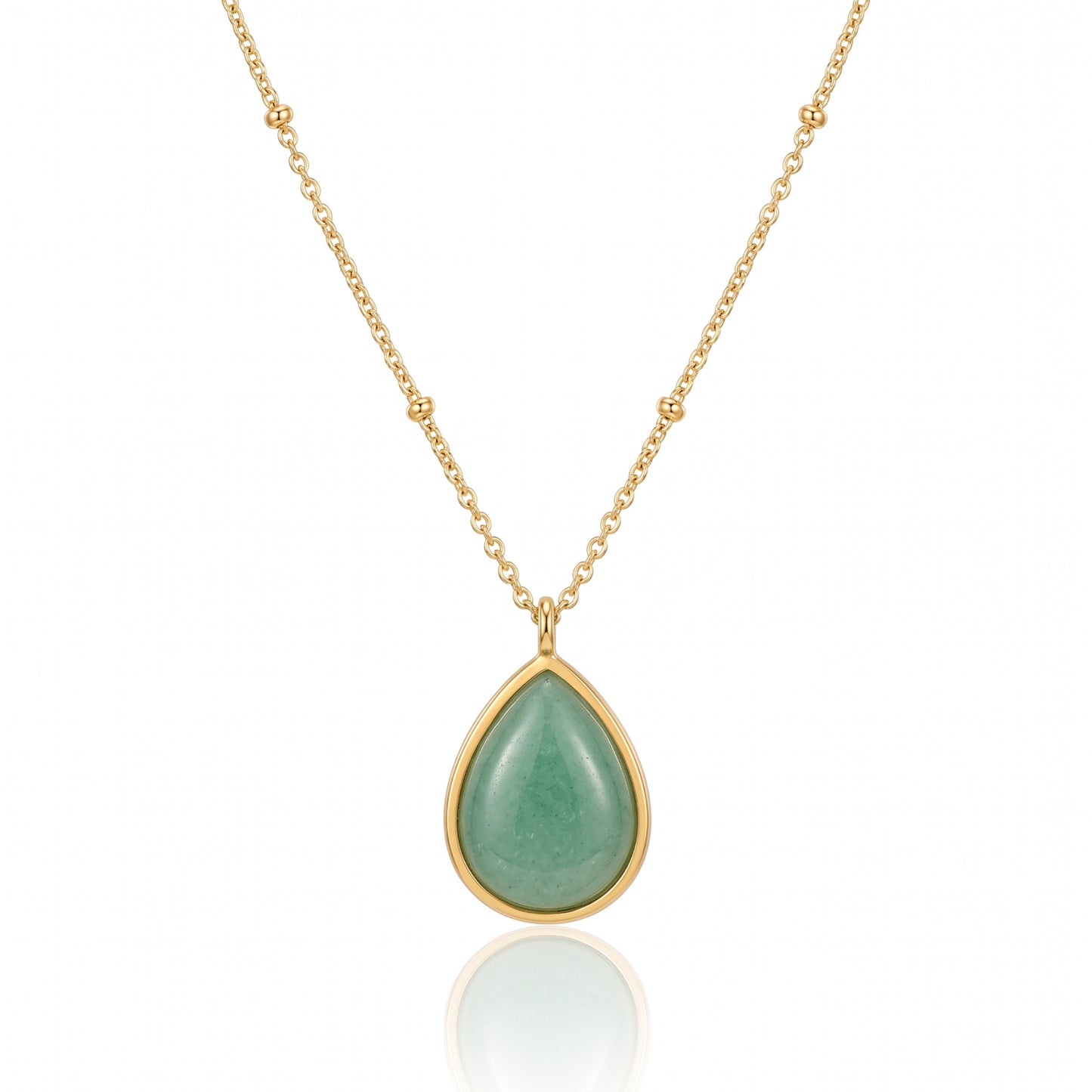 Verdant Droplet Necklace