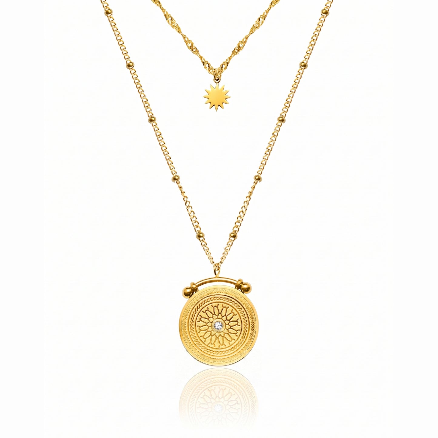 Vintage Medallion Necklace