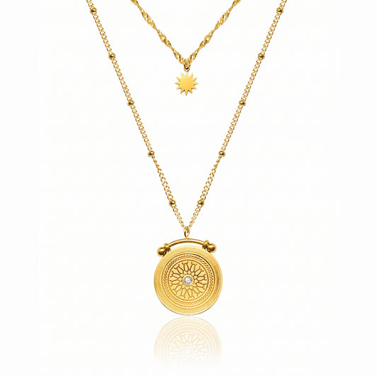 Vintage Medallion Necklace