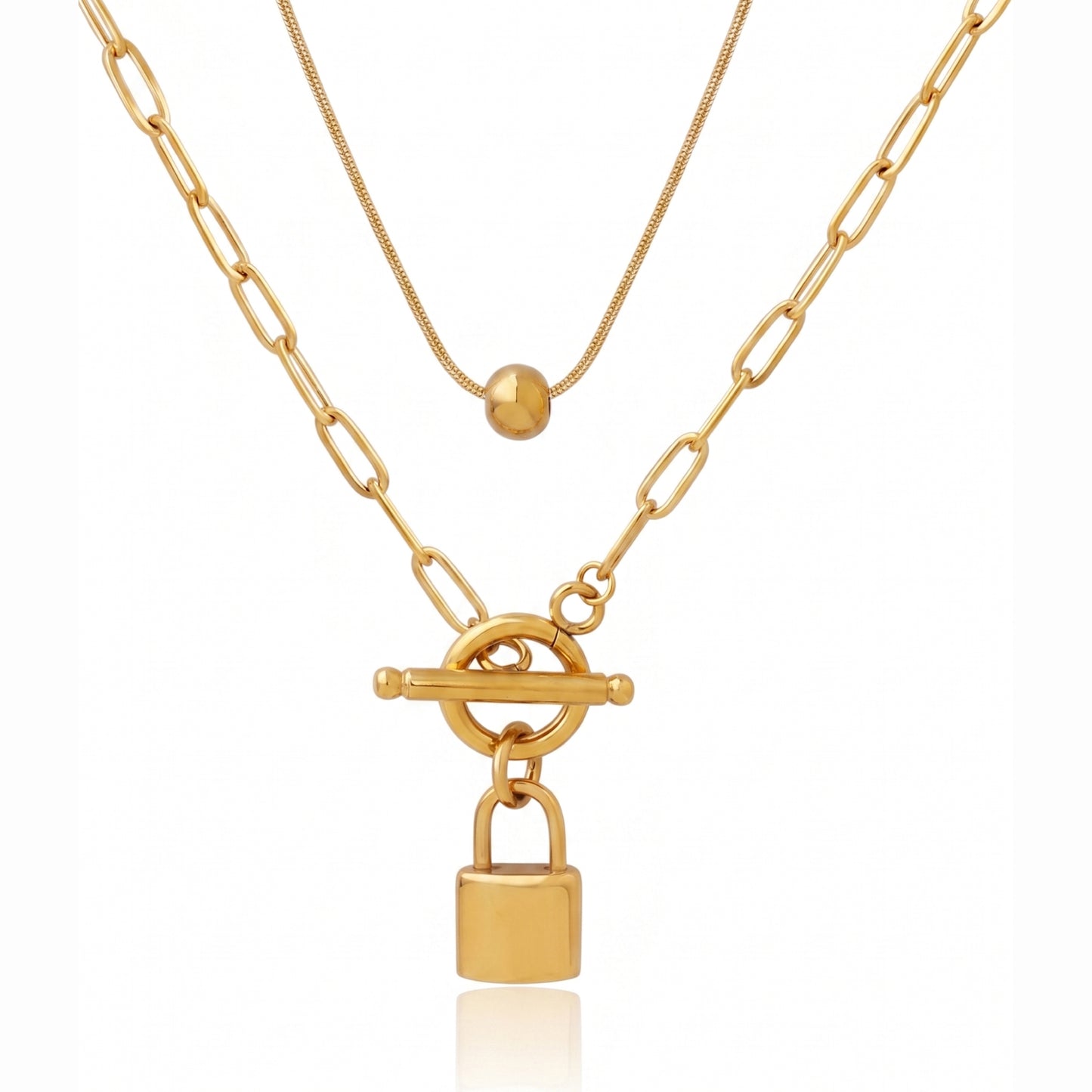 Golden Vault Duo Necklace