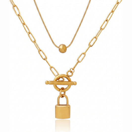 Golden Vault Duo Necklace
