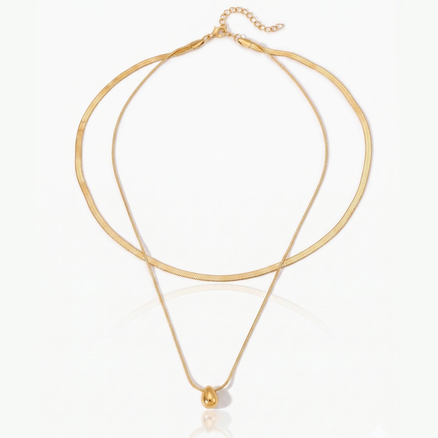 Droplet Duo Necklace