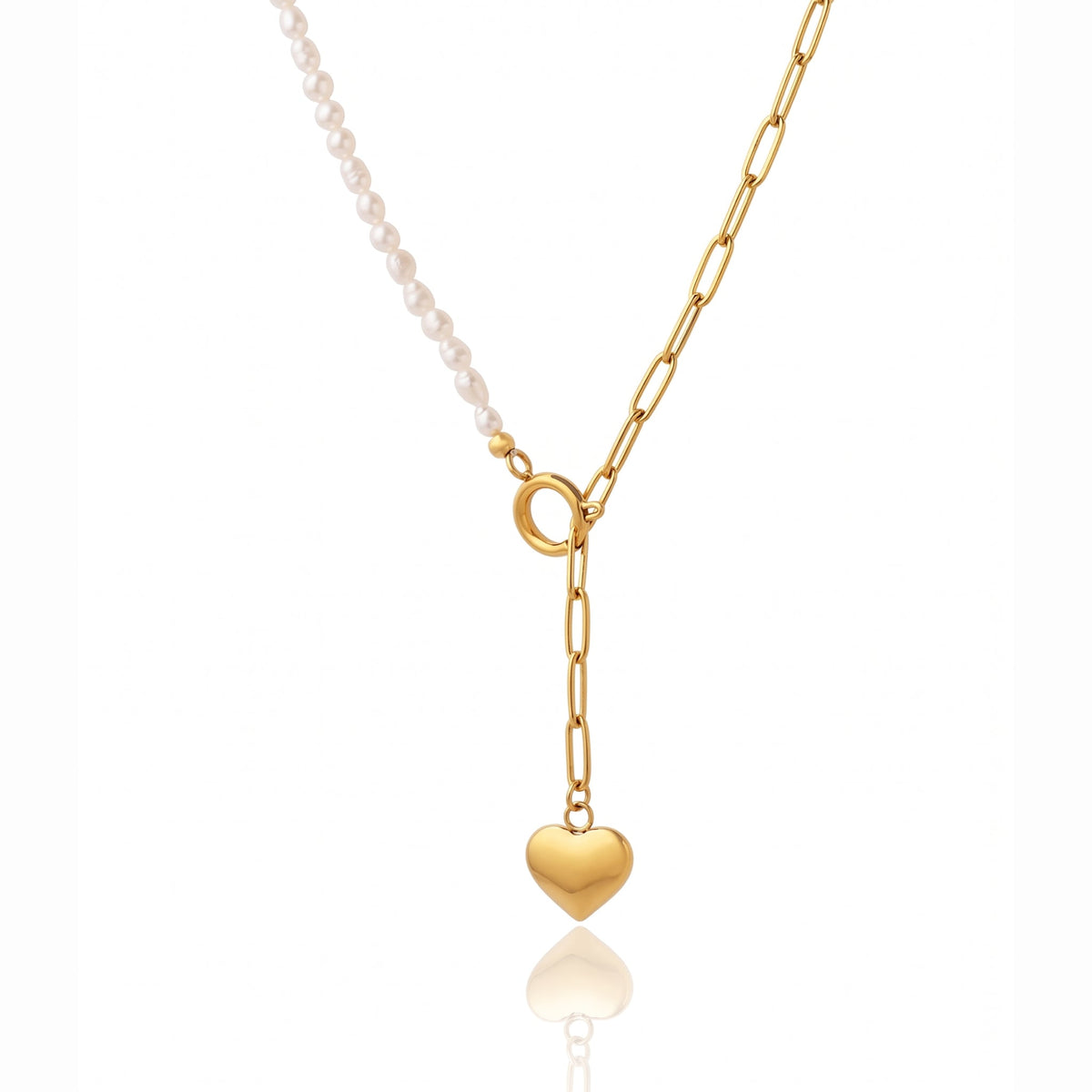 Amore Toggle Drop Necklace - NAT Jewels