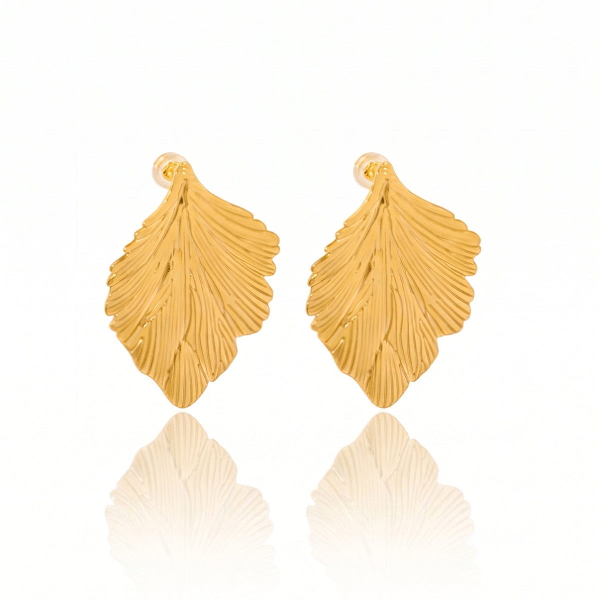 Aurelia Leaf Earrings - NAT Jewels