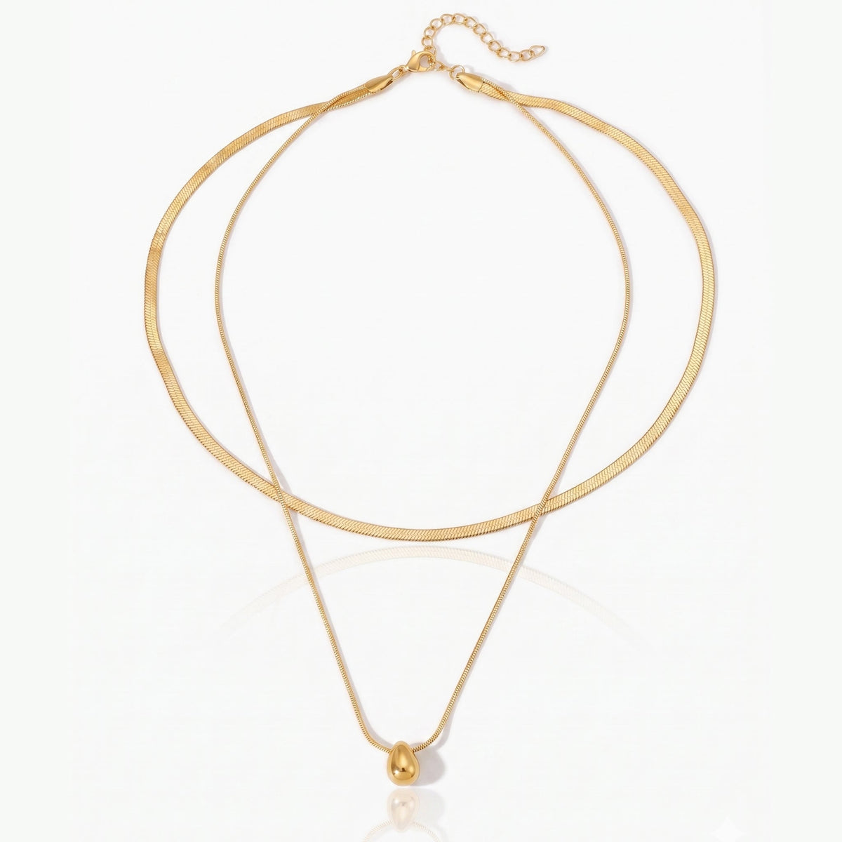 Droplet Duo Necklace - NAT Jewels
