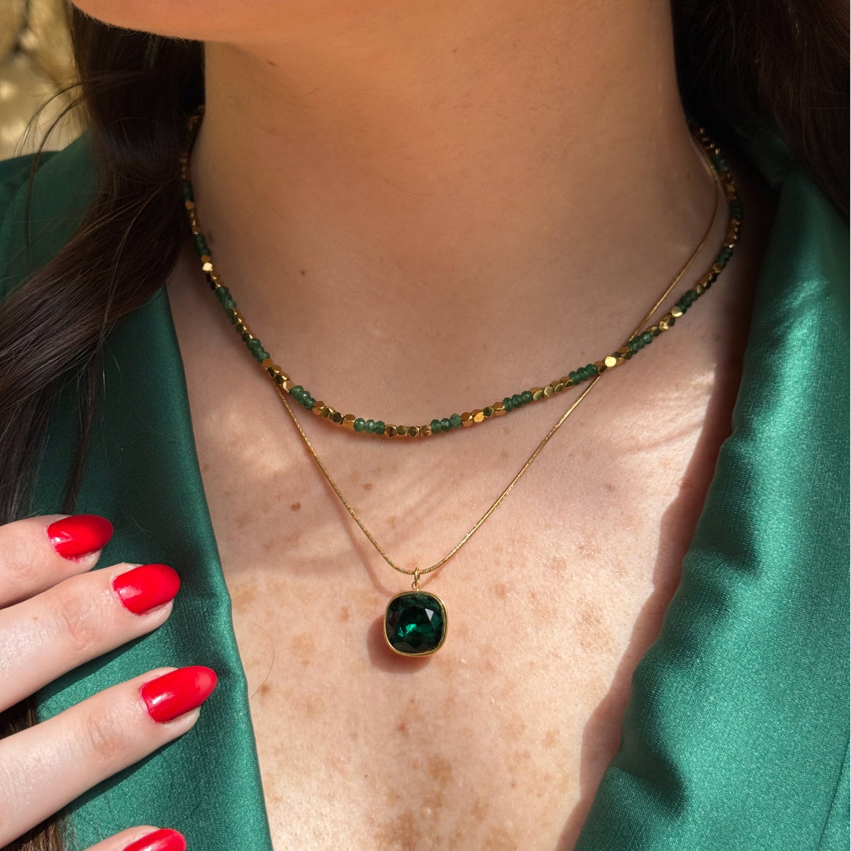 Emerald Solstice Necklace - NAT Jewels