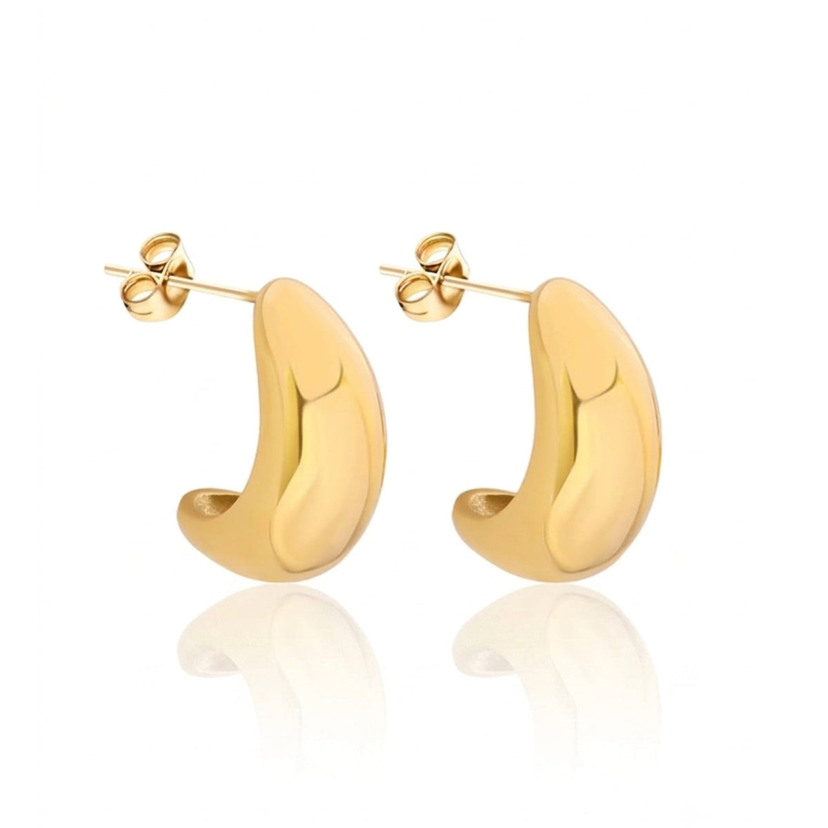 Luna Dome Earrings - NAT Jewels