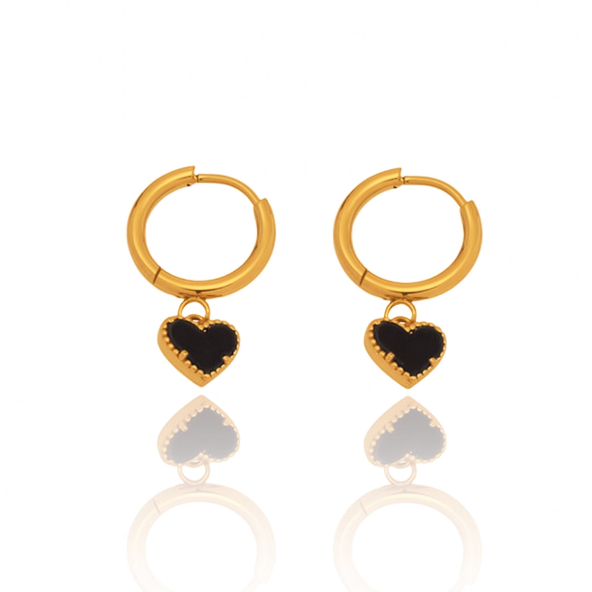 Onyx Amor Earrings - NAT Jewels