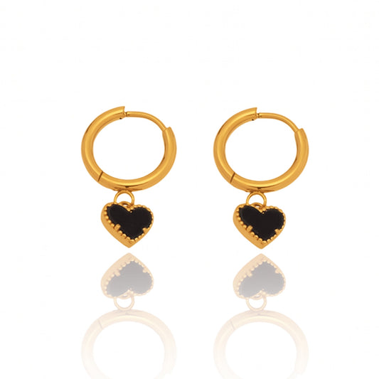Onyx Amor Earrings - NAT Jewels