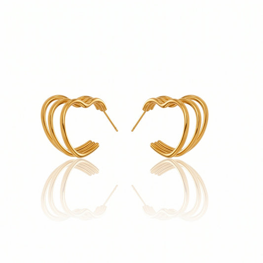 Tidal Hoops Earrings - NAT Jewels