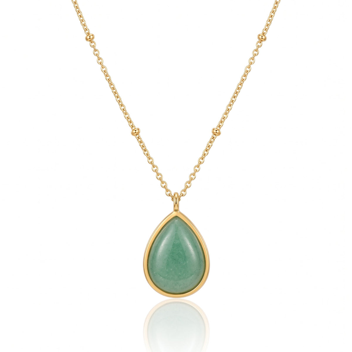 Verdant Droplet Necklace - NAT Jewels