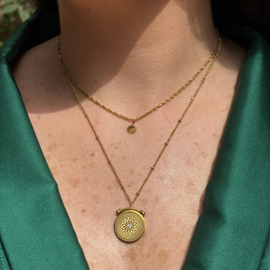 Vintage Medallion Necklace - NAT Jewels